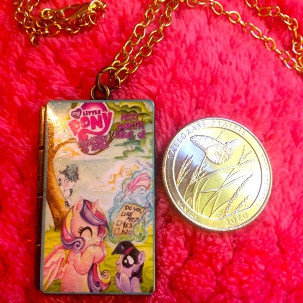 My Little Pony necklace rare issue #11 for women or girls vintage 80s